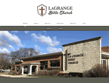 Tablet Screenshot of lagrangebible.org